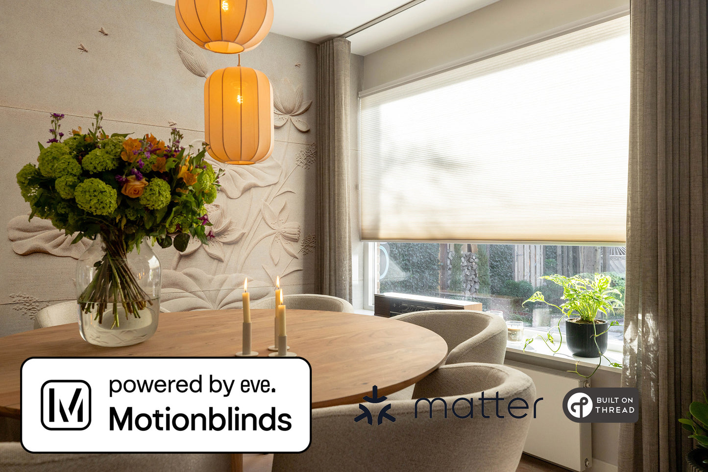 Vrijhangend Plisségordijn - Handmatig, Gemotoriseerd of Smart Home Compatible