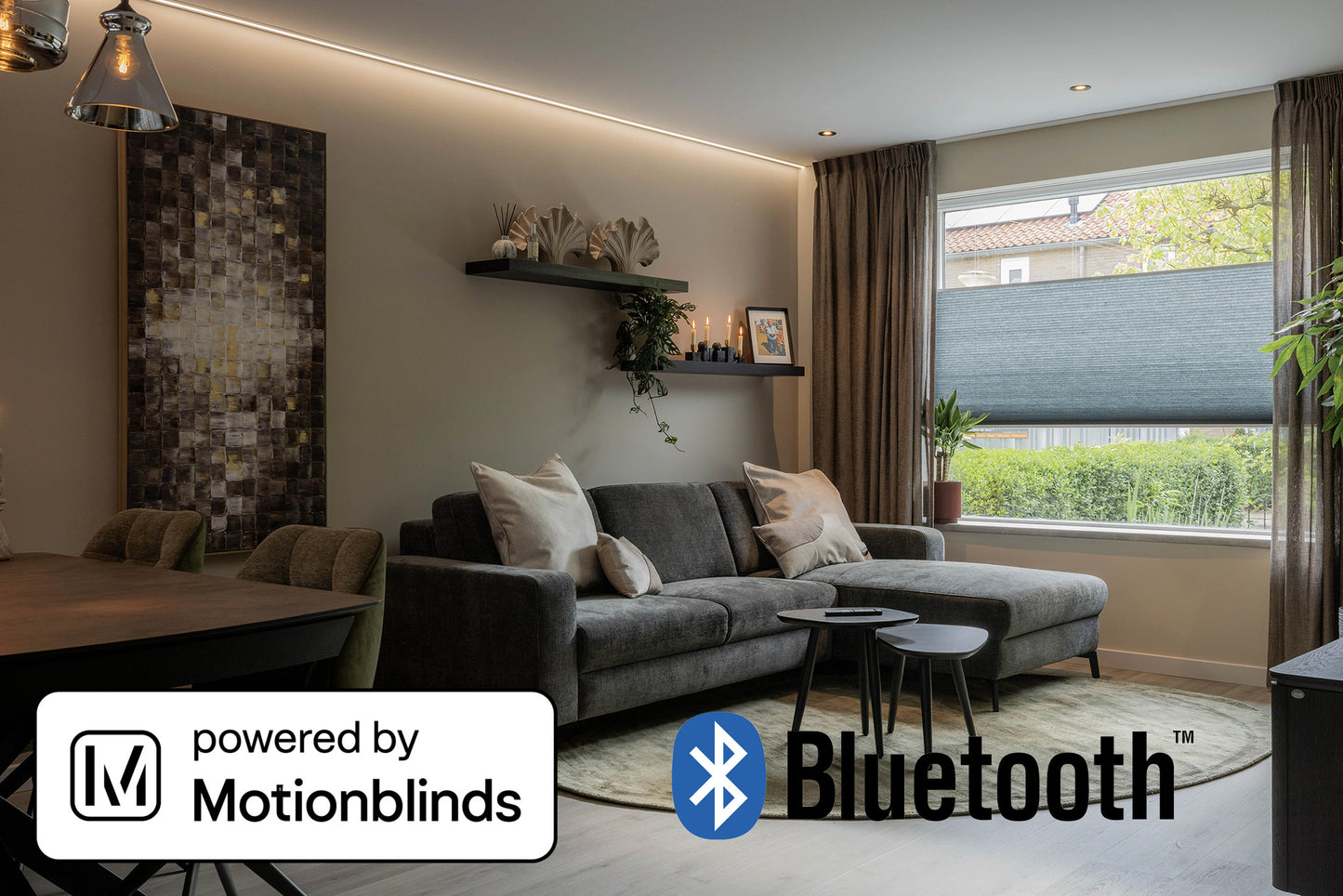 Vrijhangend Plisségordijn - Handmatig, Gemotoriseerd of Smart Home Compatible