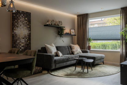 Vrijhangend Plisségordijn - Handmatig, Gemotoriseerd of Smart Home Compatible
